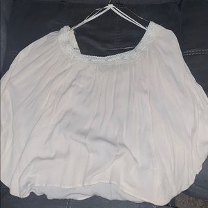 Square wing sleeve top